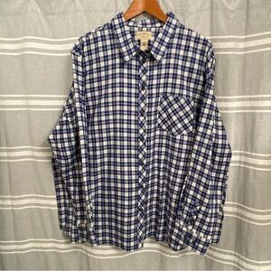 NWT BLUE MOUNTAIN / Long Sleeve Flannel Shirt Size 3X